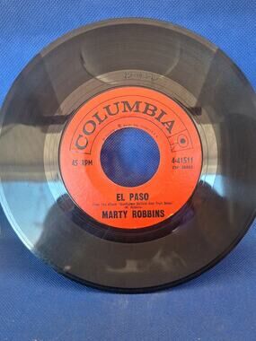 Marty Robbins El Paso 45 RPM Columbia 4-41511 H Hollywood Pressing
